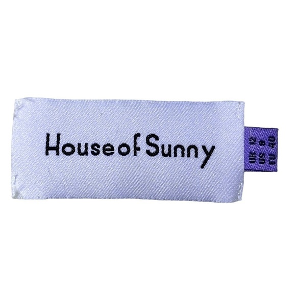 House of Sunny Hockney Faux Fur Knit Midi Dress US 8 - Picture 6 of 10